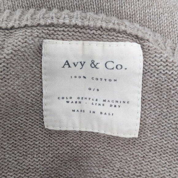 avy & co nora vest fawn taupe cap sleeve tank top one size - Picture 7 of 7